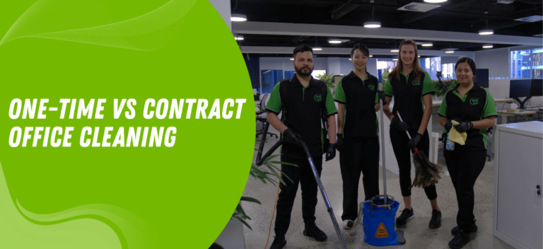 One-Time vs Contract Office Cleaning
