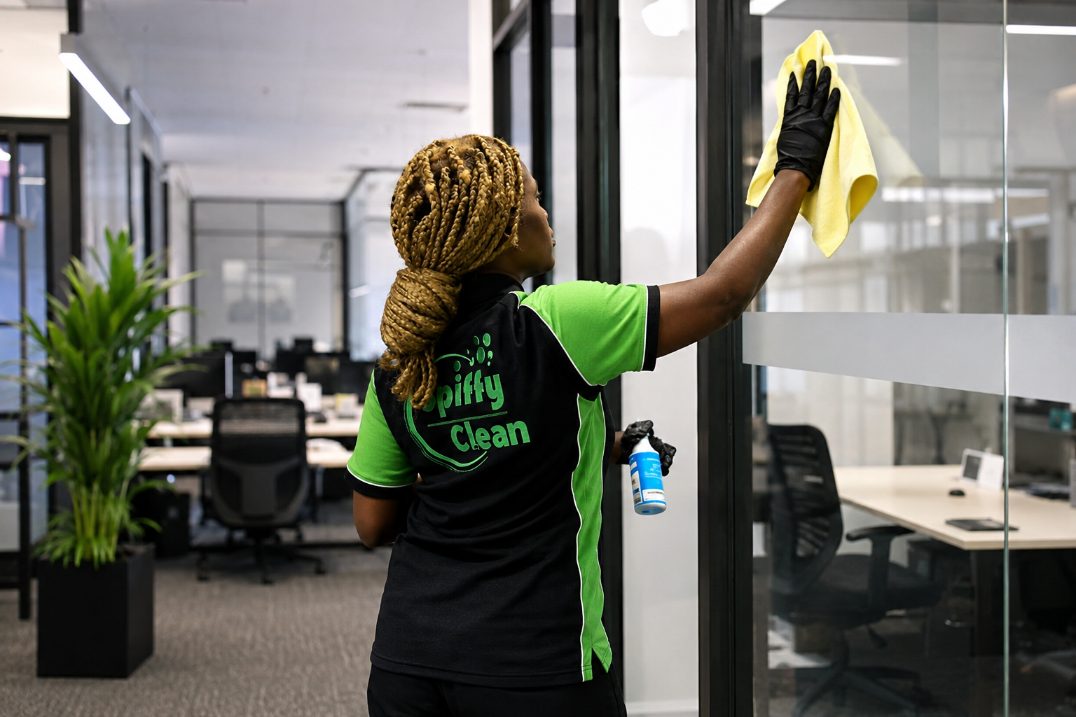 Spiffy Clean Office Window Care | Spiffy Clean - Commercial & Office Cleaning Services Spiffy Clean Office Window Care
