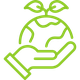 save-the-world_80x80 | Spiffy Clean - Commercial & Office Cleaning Services | Spiffy Clean - Commercial & Office Cleaning Services Green stylized figure cradling a sprouting plant, symbolizing environmental care and sustainability.